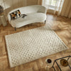 Concept Looms Rug Priory PRI102 Ivory top view life style picture