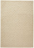 Concept Looms Rug Priory PRI102 Ivory front view picture of the rug checkered design