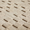 Concept Looms Priory PRI102 Taupe Rug close view picture of the pattern and color hue