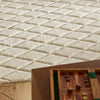  Concept Looms Priory PRI103 Ivory Rug close view picture of the pattern and color shade