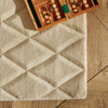 Concept Looms Priory PRI103 Ivory Rug picture of the rug corner