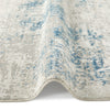 Concept Looms Rossa POS03 Ivory Blue Rug picture of the border of the rug