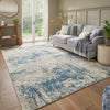 Concept Looms Rossa POS03 Ivory Blue Rug life style picture
