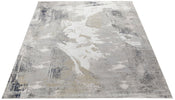 Concept Looms Skyline SK103 Ivory Navy Rug picture of the rug horizontal projection