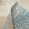 Concept Looms Rug Somerset SOM101 Aqua picture of the jute backing of the rug