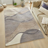 Concept Looms Rug Somerset SOM103 Grey Beige life style top view picture