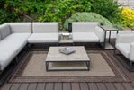 Concept Looms Sumac Rug SUM102 Beige Brown lifestyle picture outside