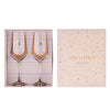 Confetti Set of 2 Wine Glasses - Mr & Mrs picture in a gift box
