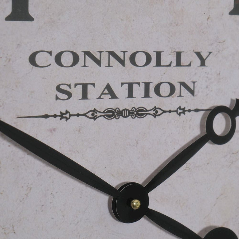Connolly Station Ivory Wall Clock