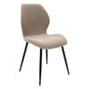 Conrad Fabric Dining Chair Stone Pair made from a water-repilent fabric