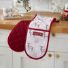 Cooksmart Christmas Stag Double Oven Glove life style picture