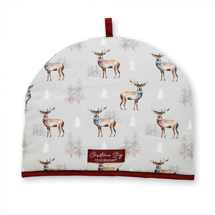 Cooksmart Christmas Stag Teapot Warmer – Tea & Coffee Accessory