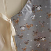 Cooksmart Hen House Lane Apron with Wipe Clean Coating close view picture of the pattern