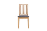Oak veneer chair showcasing classic elegance.