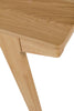 Cooper Dining Table 160cm Light Oak close view picture of the solid wooden leg