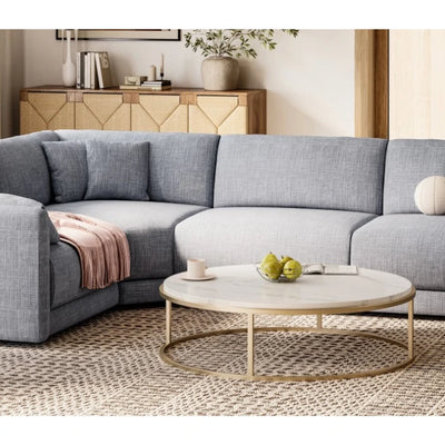 Corfu Sectional Corner Sofa Grey