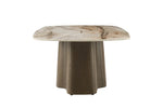 Cortara Coffee Table in Smoked Oak shown from an angle (3)