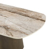 Cortara Coffee Table in Smoked Oak shown from an angle (4)