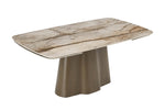 Cortara Extending Dining Table in Smoked Oak shown extended (7)