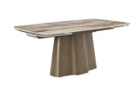 Cortara Extending Dining Table in Smoked Oak shown extended (2)