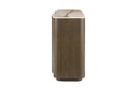 Cortara Sideboard in Smoked Oak shown from the side (5)