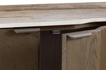 Cortara Sideboard in Smoked Oak shown from the side (8)