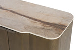 Cortara Sideboard in Smoked Oak shown from the side (9)