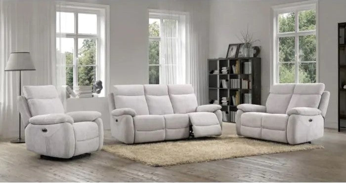 Covington Electric Recliner Armchair Cement