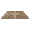 Brink & Campman Craft Fundament Abstract Rug Caramel horizontal layout of the rug