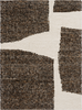 Brink & Campman Craft Fundament Abstract Rug Chocolate Cream picture of the rug design