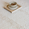 Brink & Campman Craft Fundament Abstract Rug Wool White close-up view picture of the color shade