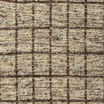 Brink & Campman Jack Bear Brown Rug – Large Geometric Wool Rug