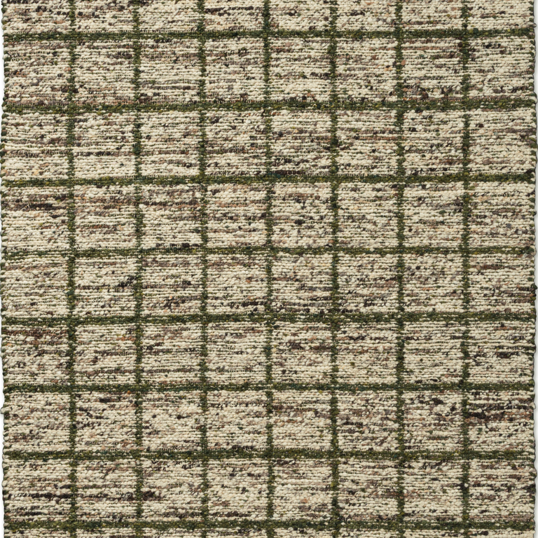 Brink & Campman Craft Jack Geometric Rug Hunter Green