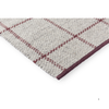 Brink & Campman Craft Matter Check Rug Ash-Stone Red picture of the rug corner