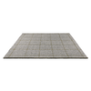 Brink & Campman Craft Matter Check Rug Slate Olive horizontal layout of the rug