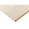 Brink & Campman Craft Matter Plain Rug Warm White picture of the corner of the rug