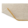 Brink & Campman Craft Matter Plain Rug Warm White flatweave rug with a cotton backing