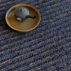 Brink & Campman Craft Plait Plain Rug Denim close-up view picture of the woven design