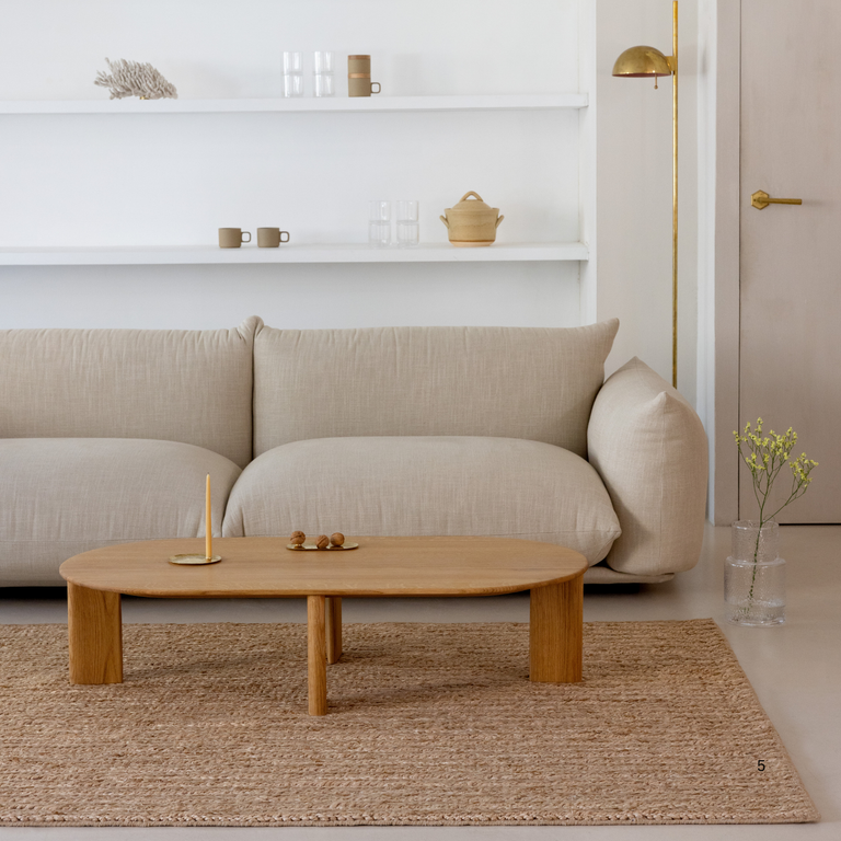Brink & Campman Craft Plait Plain Rug Natural
