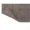 Brink & Campman Craft Plait Plain Rug Stone flatweave rug with a cotton backing