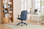 Creston Office Chair Blue life style picture from the back