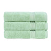 Christy Serene Bath Sheet Cucumber close view picture of the towel design