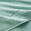 Christy Serene Bath Towel Duck Egg close view picture of the towel soft texture