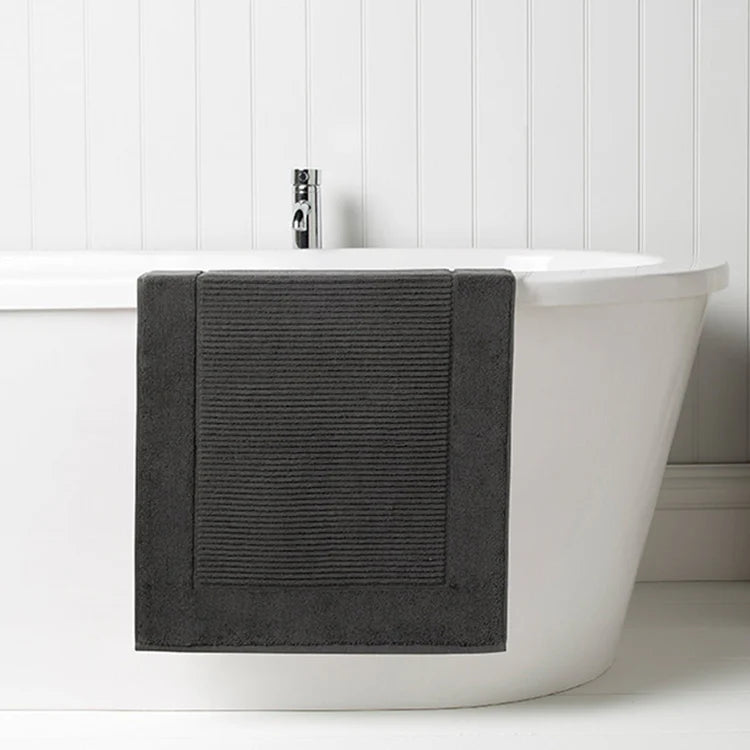 Christy Signum Bath Mat Ash Grey