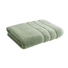 Plush green bathroom towel by Christy