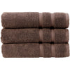 Soft cocoa brown bath towel by Christy