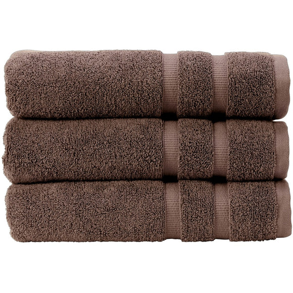 Soft cocoa brown bath towel by Christy