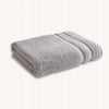 Luxurious dove grey bath towel