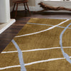 Cruz Bohemian Rug Mustard 06 picture in the living room