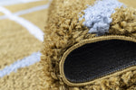 Cruz Bohemian Rug Mustard 06 picture of the order and pile height
